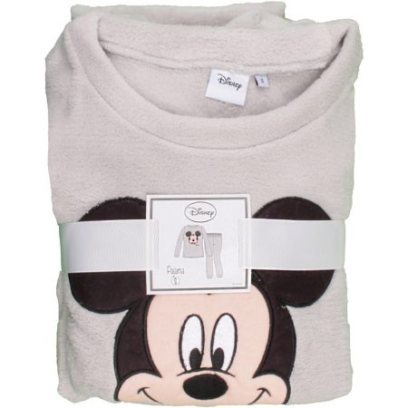 Mickey férfi szürke polár pizsama