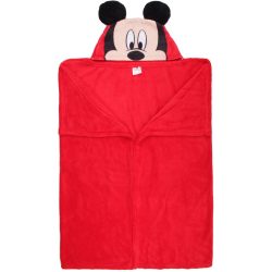 Mickey piros polár fürdőponcsó