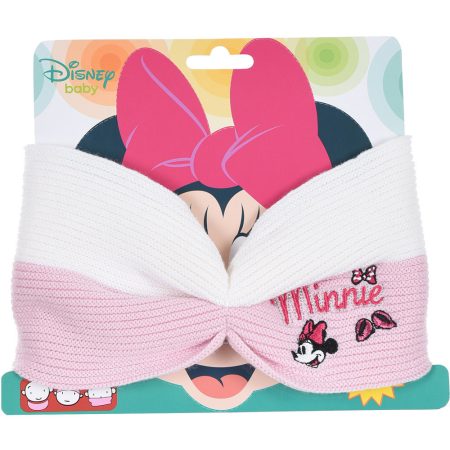 Minnie rózsaszín-fehér csősál