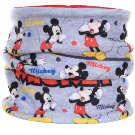 Mickey szürke sapka-sál szett