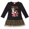 Minnie fekete tüllfodros ruha Minnie fekete tüllfodros ruha