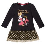 Minnie fekete tüllfodros ruha