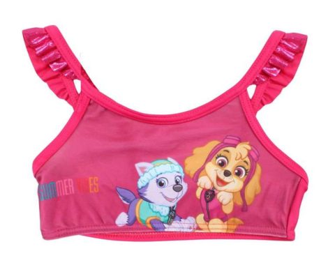 Mancs Őrjárat fodros, pink színű bikini