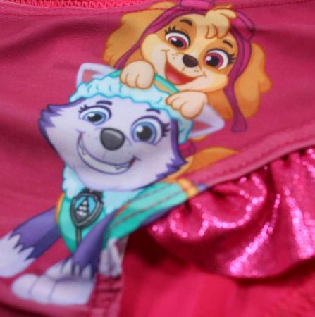 Mancs Őrjárat fodros, pink színű bikini